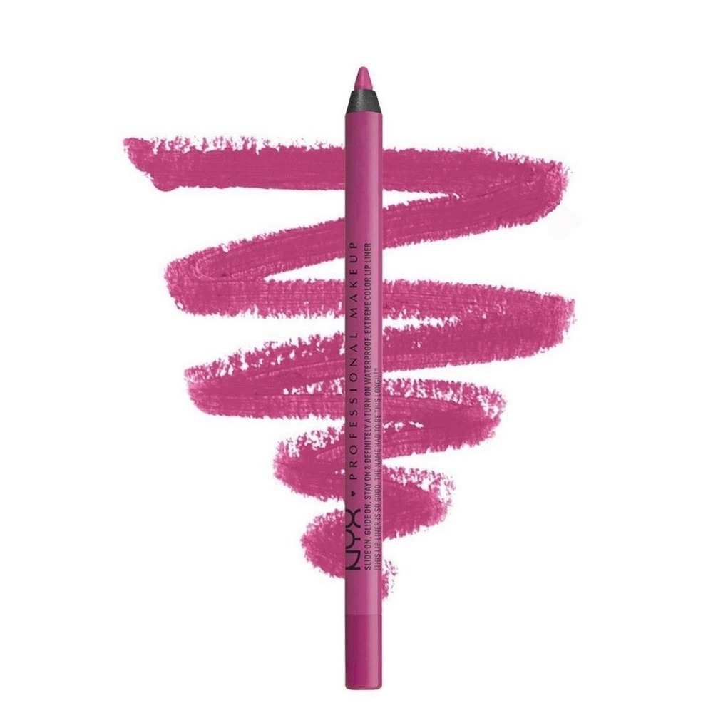 NYX Lip Liner Disco Rage Hot Pink SLLP13 Slide On Waterproof New